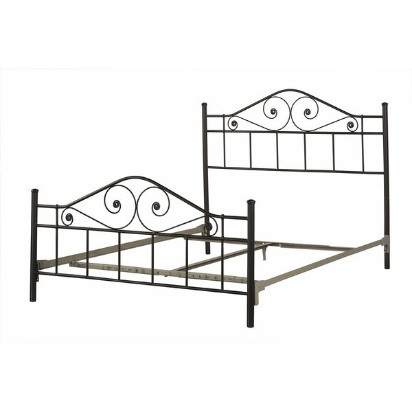 Hillsdale Furniture 1403BQR Harrison Bed Set with Rails, Queen, Texture Black