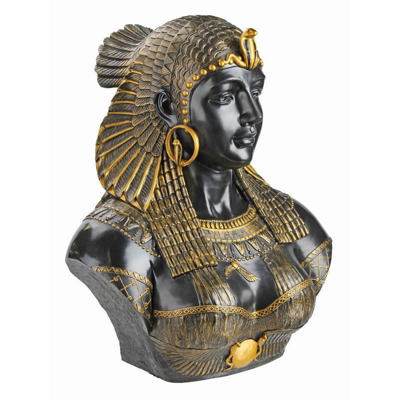 Design Toscano Queen Cleopatra Neoclassical Sculptural Bust