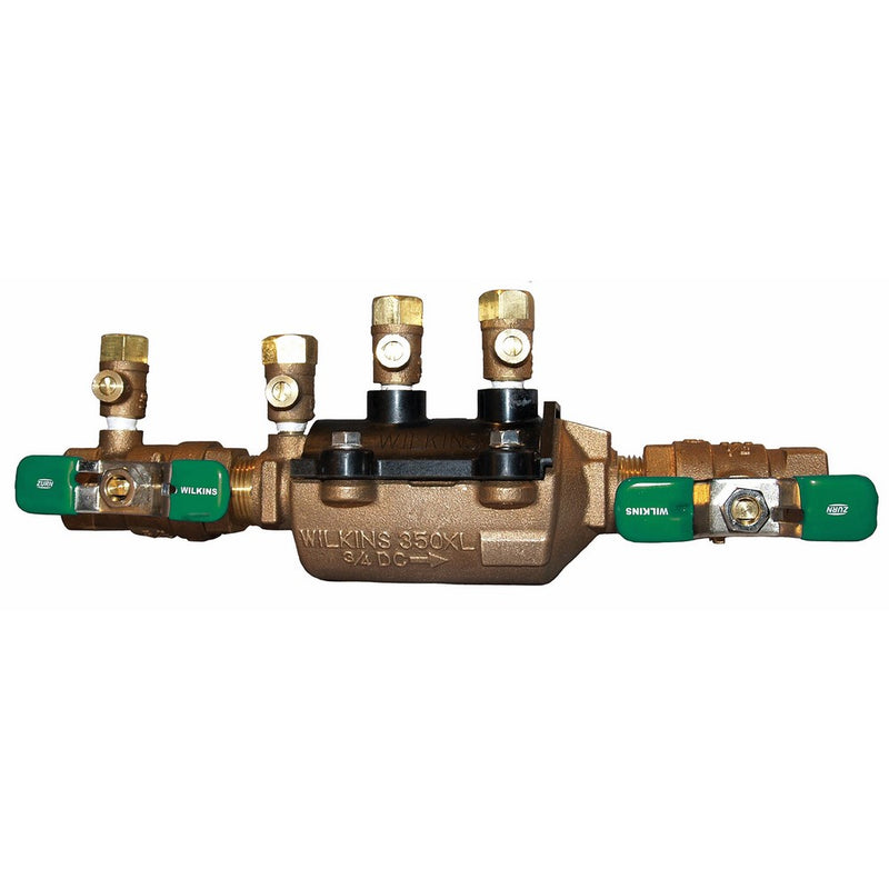 Zurn 34-350XL Lead FreeDouble Check Valve Assembly, 3/4" FNPT, Bronze