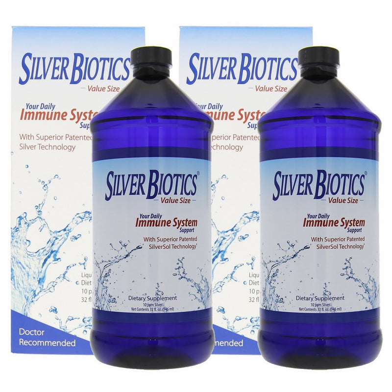 American Biotech Labs Silver Biotics Immune System Support 32oz Multi Pack (2 Pack)