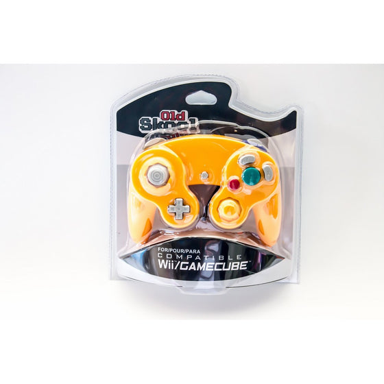 Old Skool GameCube / Wii Compatible Controller - Orange (Spice)
