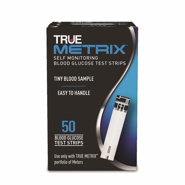 True Metrix Blood Glucose Test Strips, 50 Count