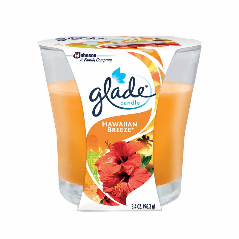 GLADE Candle Air Freshener, Hawaiian Breeze 3.4 oz