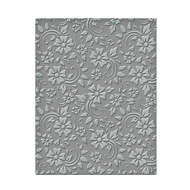 Spellbinders SES-008 Flowers & Leaves Embossing Folder