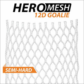 ECD Goalie HeroMesh 12D Semi-Hard Mesh White (UPC: 812537024219 )