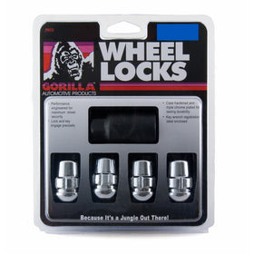 Gorilla Automotive Products 38431XL Chrome Wheel Lock, Set of 4 (Seat 12mm x 1.50 Thread Size)