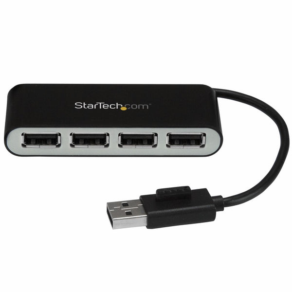 StarTech.com ST4200MINI2 4 Port USB Hub – 4 x USB 2.0 port – Bus Powered – USB Adapter – USB Splitter – Multi Port USB Hub – USB 2.0 Hub