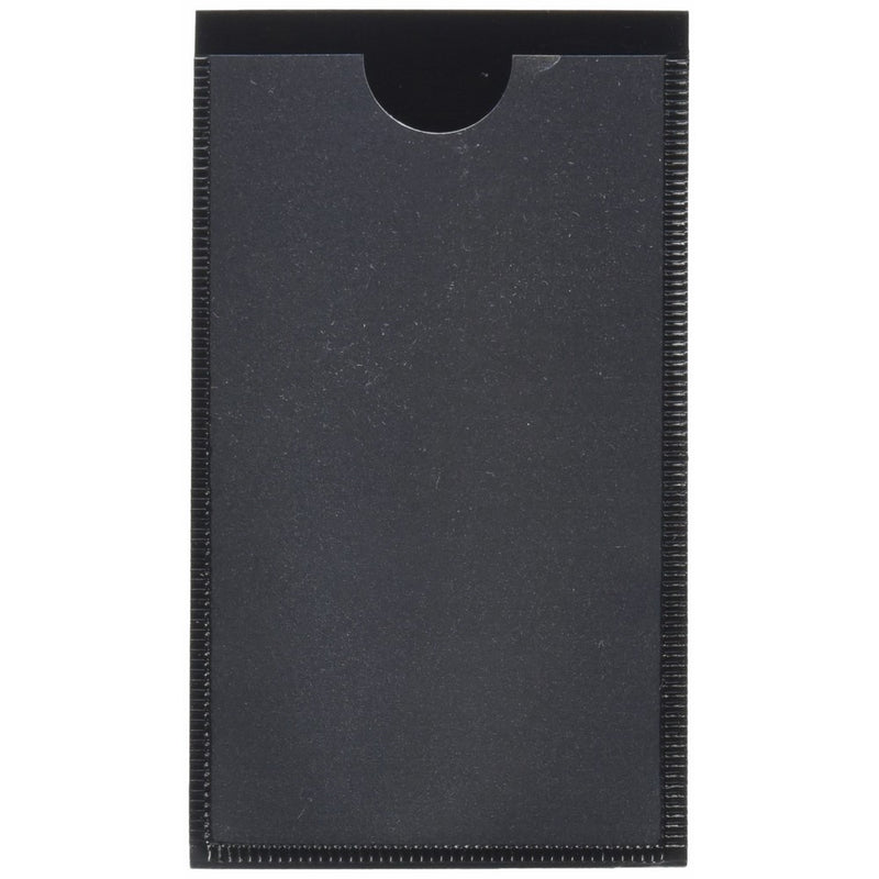 Panter Company MAG-LH-BK Magnetic label holders, 4-1/4 x 2-1/2, black, 10/pack