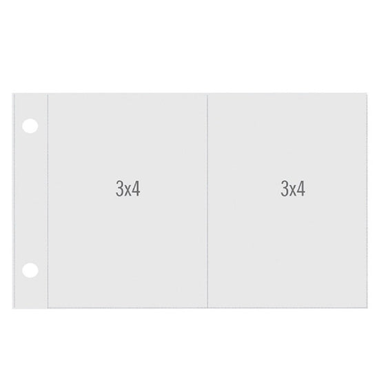 Simple Stories Snatp Pocket Pages with Horizontal Pocket Binders (10 Pack), 3" by 4"