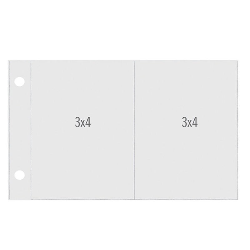 Simple Stories Snatp Pocket Pages with Horizontal Pocket Binders (10 Pack), 3" by 4"