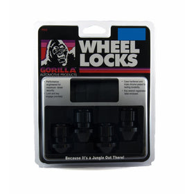 Gorilla Automotive 96641BDX Black Factory Style Wheel Lock Set (14mm x 1.50 Thread Size, 4-Pack)