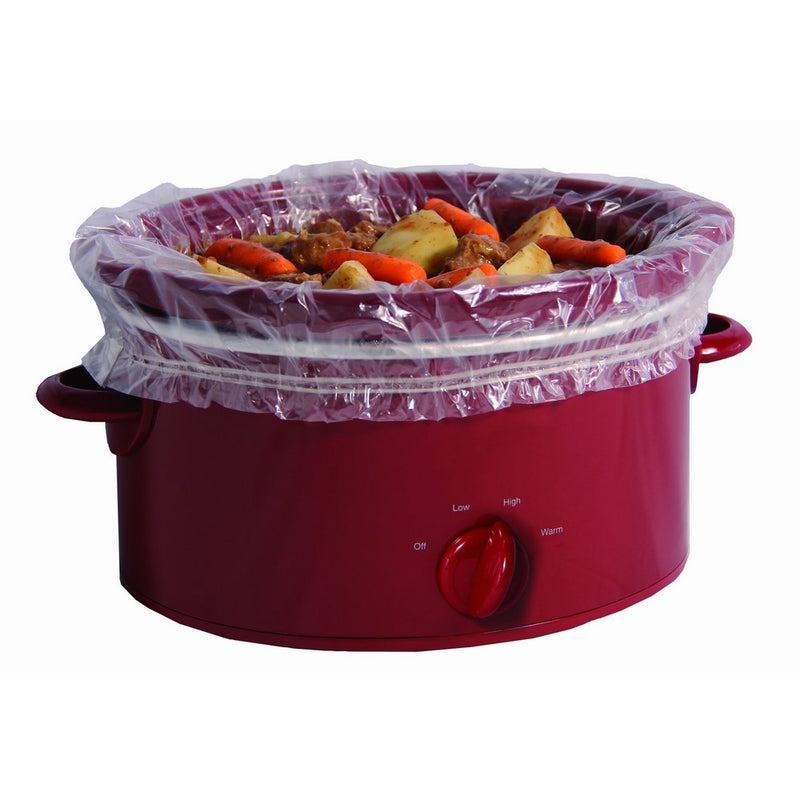PanSaver Slow Cooker Liners with a Sure Fit Band, 4 Count, fits 3 qt to 6.5 qt