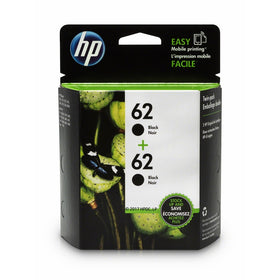 HP 62 Black Original Ink Cartridge (C2P04AN), 2 Cartridges (T0A52AN) for HP ENVY 5540 5541 5542 5543 5544 5545 5547 5548 5549 5640 5642 5643 5644 5660 5661 5663 5664 5665 7640 7643 7644 7645 HP Officejet 200 250 258 5740 5741 5742 5743 5744 5745 5746 8040