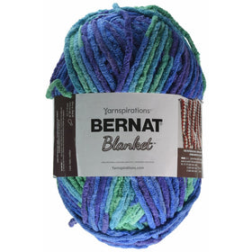 Spinrite 16111010776 Bernat Blanket Big Ball Yarn-Ocean Shades