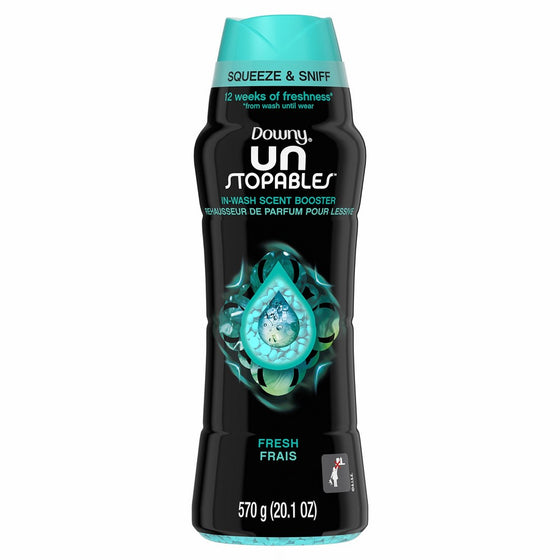 Downy Unstopables In-Wash Scent Booster Beads, Fresh, 20.1 Ounce (Packaging May Vary)