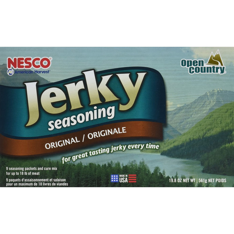 Nesco BJ-18 Jerky Spice Works, Original Flavor, 9-Count, 19.8 Ounce