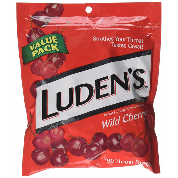 Ludens Throat Drops, Wild Cherry, 90 Count