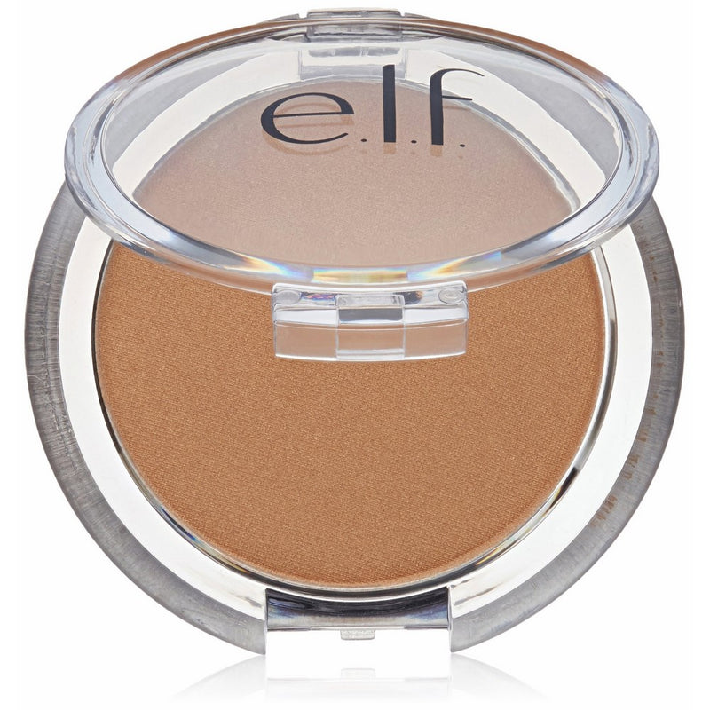 e.l.f. Cosmetics Sunkissed Glow Bronzer Professional Highlighter and Contouring Makeup.18 Ounce Compact
