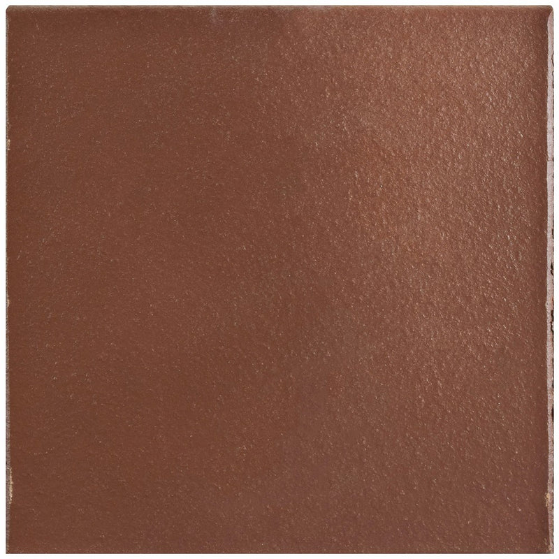 SomerTile FGA6KFRE Carriere Edge Quarry Floor & Wall Tile, 5.875" x 5.875", Flame Red