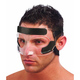 Mueller Sports Medicine Face Guard Protection from Impact injuries to Nose and Face, Clear, One Size