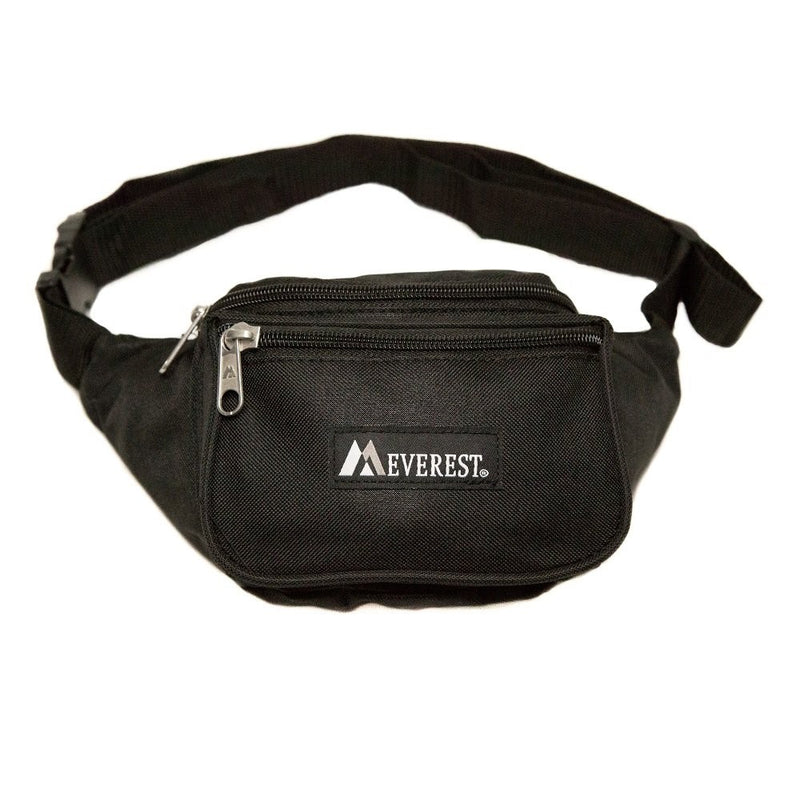 Everest Signature Waist Pack - Standard, Black, One Size