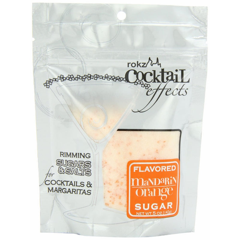 Rokz Design Group Cocktail Sugar,Mandarin Orange, 5 Ounce