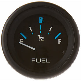Sierra International 68390P E-F Dial Range Scratch Resistant Domed Glass Lens Eclipse Fuel Gauge, 2"
