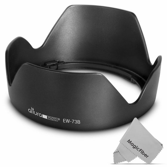 (Canon EW-73B Replacement) Altura Photo Lens Hood for Canon 18-135mm EF-S f/3.5-5.6 IS, EF-S 18-135mm f/3.5-5.6 IS STM, 17-85mm EF-S f/4.5-5.6 IS USM Lenses