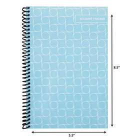 The Superior Check and Debit Card Register - Blue 5.5" x 8.5"