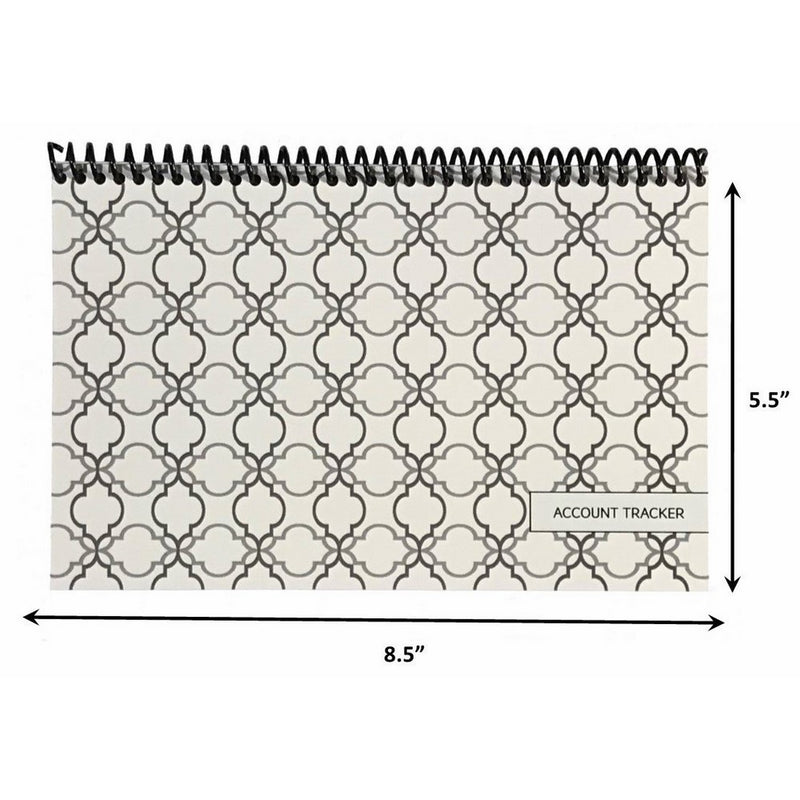 The Superior Check and Debit Card Register W I D E edition - White