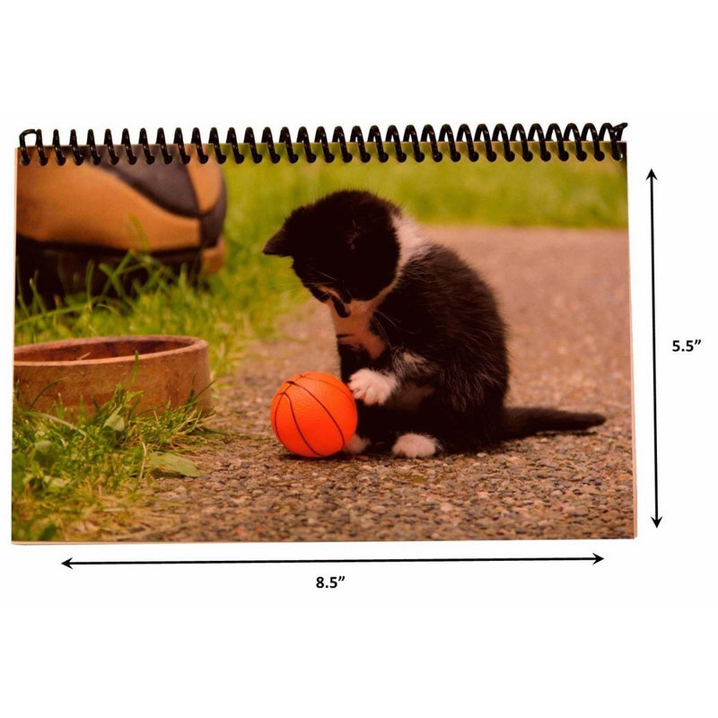 The Superior Check and Debit Card Register WIDE edition (Kitten with Ball)