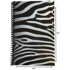 The Superior Check and Debit Card Register (Zebra) 5.5" x 8.5"