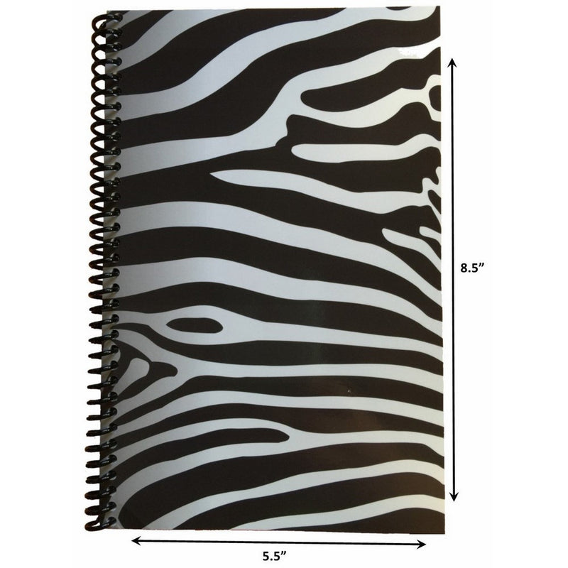 The Superior Check and Debit Card Register (Zebra) 5.5" x 8.5"