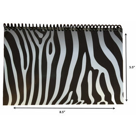 The Superior Check and Debit Card Register WIDE edition 8.5 x 5.5 (Zebra)