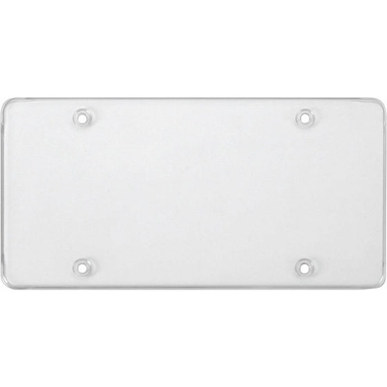 Cruiser Accessories 76100 Tuf Flat Shield Novelty / License Plate Shield, Clear