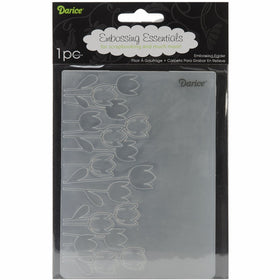 Darice Spring Flowers Embossing Folder, 4 .25 by 5.75-Inch