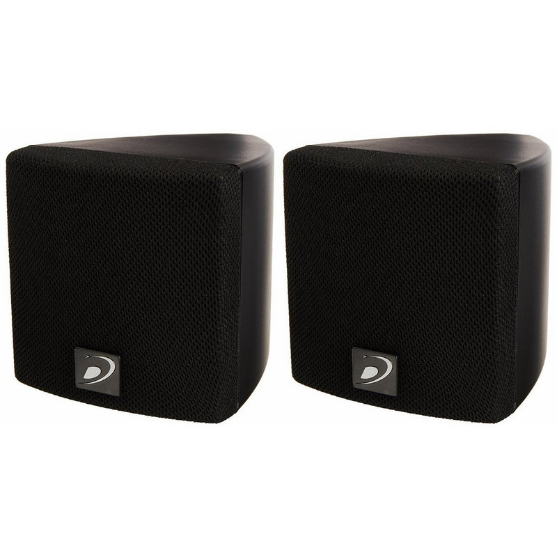 Dayton Audio SAT3B 3" Cube Speaker Pair (Black)