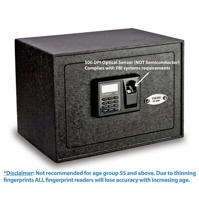 Viking Security Safe VS-25BL Biometric Safe Fingerprint Safe
