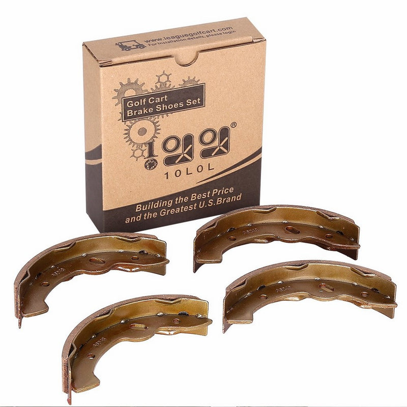 Brake Shoes, Set of 4, E-Z-Go Medalist/TXT 97, Workhorse 96, Yamaha G2-G22 94-06