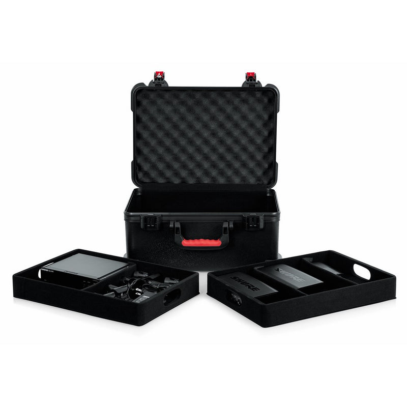 Gator Cases GTSA-MICW7 Wireless Microphone Case for 7 Wireless Microphones and Accessories