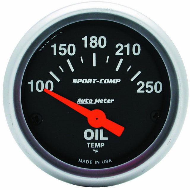 Auto Meter 3347 Sport-Comp Electric Oil Temperature Gauge