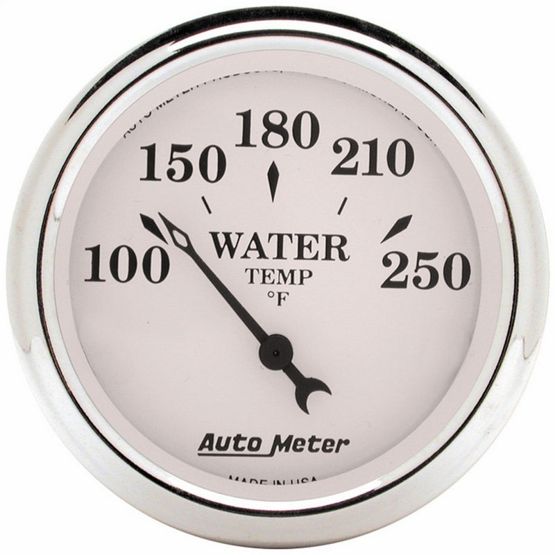 Auto Meter 1638 Old Tyme White Mechanical Water Temperature Gauge