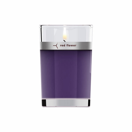 Red Flower French Lavender Petal Topped Candle, French Lavender, 6 oz