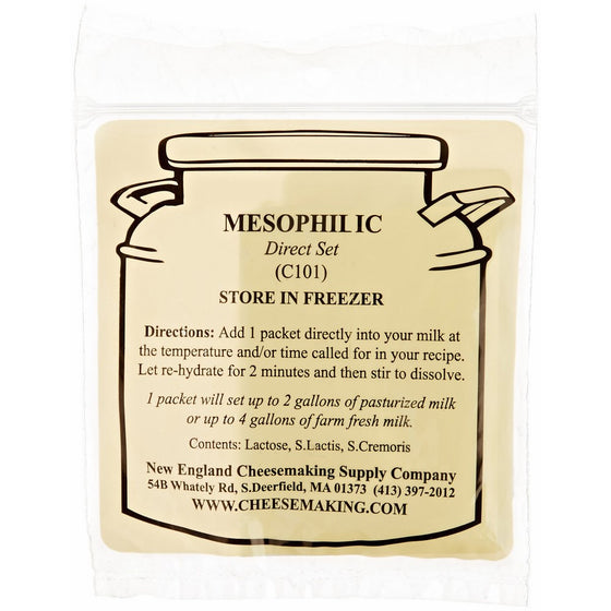 Mesophilic Direct Set Cheese Culture, 5-Pack