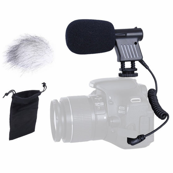 Movo VXR1000 Mini HD Shotgun Condenser Microphone for DSLR Video Cameras