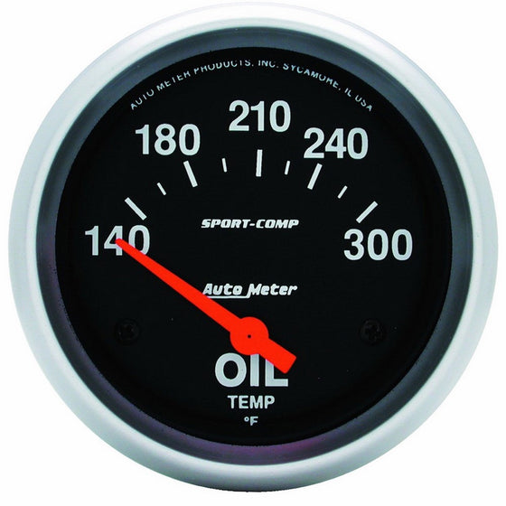 Auto Meter 3543 Sport-Comp Electric Oil Temperature Gauge