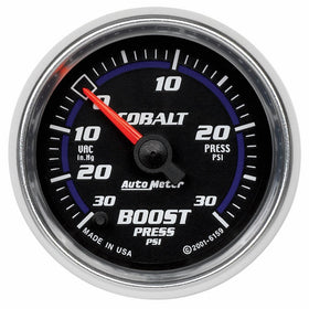 Auto Meter 6159 Cobalt Full Sweep Electric Boost / Vacuum Gauge