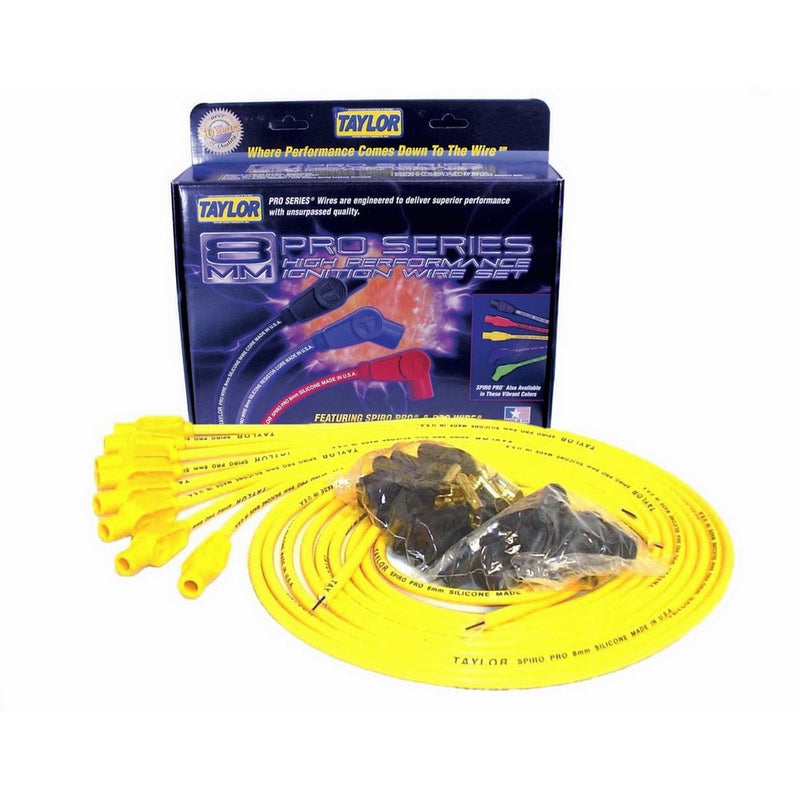 Taylor Cable 73455 Spiro-Pro Yellow Spark Plug Wire Set