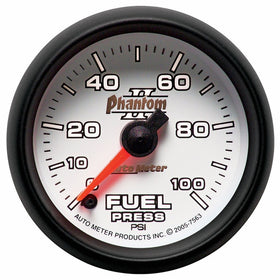 Auto Meter 7563 Phantom II Full Sweep Electric Fuel Pressure Gauge