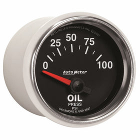 Auto Meter 3827 GS 2-1/16" 0-100 PSI Oil Pressure Gauge